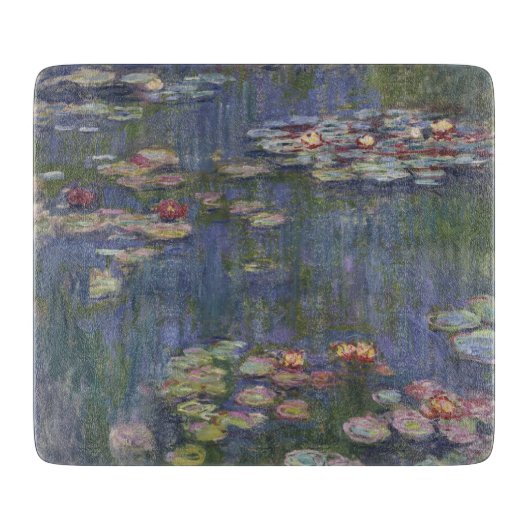 Claude Monet's Water Lilies Snijplank (Voorkant)