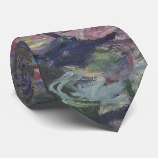 Claude Monet's Water Lilies Stropdas (Opgerold)