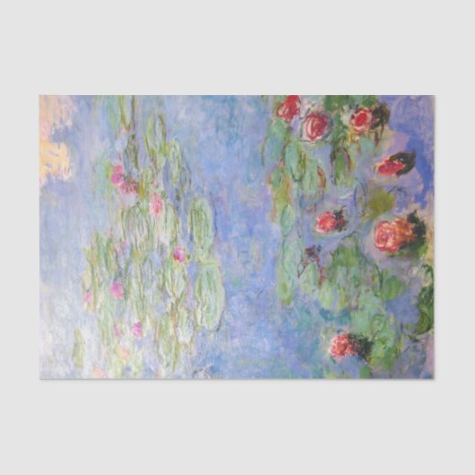 Claude Monet's Water Lilies Tissuepapier (Voorkant)