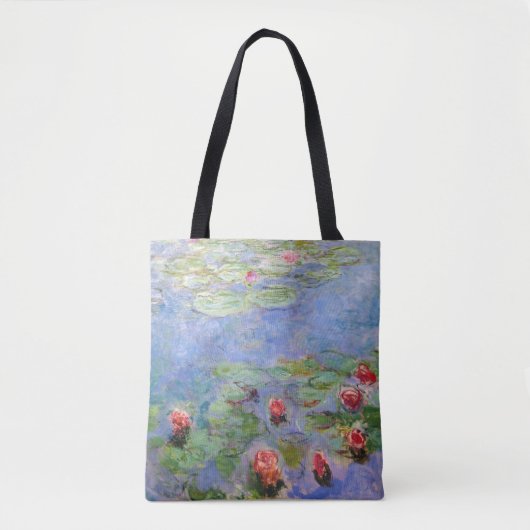 Claude Monet's Water Lilies Tote Bag (Voorkant)