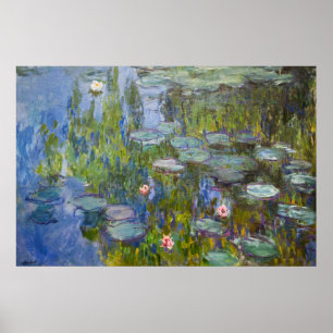 Claude Monets Waterlelies (1915) Poster