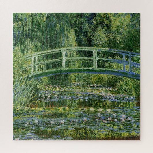 Claude Monet's waterlelies en Japanse brug Legpuzzel (Verticaal)