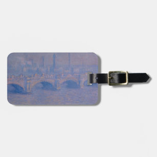 Claude Monet's Waterloorbrug Bagagelabel