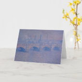 Claude Monet's Waterloorbrug Kaart (Gele Bloem)
