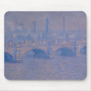 Claude Monet's Waterloorbrug Muismat