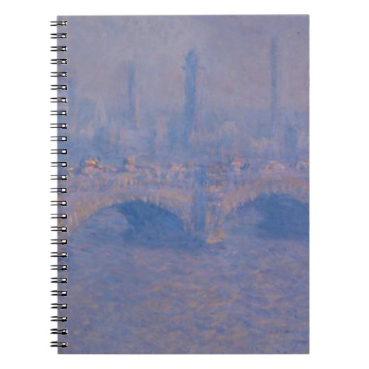 Claude Monet's Waterloorbrug Notitieboek (Voorkant)
