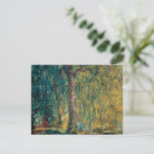 Claude Monet's weeping Willow Briefkaart (Staand voorkant)