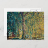 Claude Monet's weeping Willow Briefkaart (Voorkant / Achterkant)