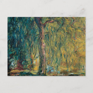 Claude Monet's weeping Willow Briefkaart
