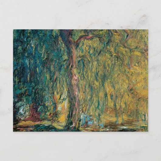 Claude Monet's weeping Willow Briefkaart (Voorkant)