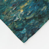 Claude Monet's weeping Willow Fleece Deken (Hoek)