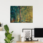 Claude Monet's weeping Willow Poster (Thuiskantoor)