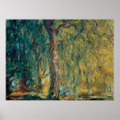 Claude Monet's weeping Willow Poster (Voorkant)
