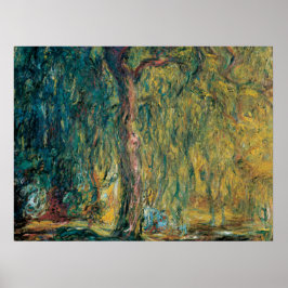 Claude Monet's weeping Willow Poster