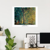 Claude Monet's weeping Willow Poster (Thuiskantoor)