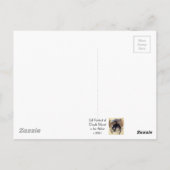 Claude Monet's zelfportret in zijn Atelier Briefkaart (Achterkant)