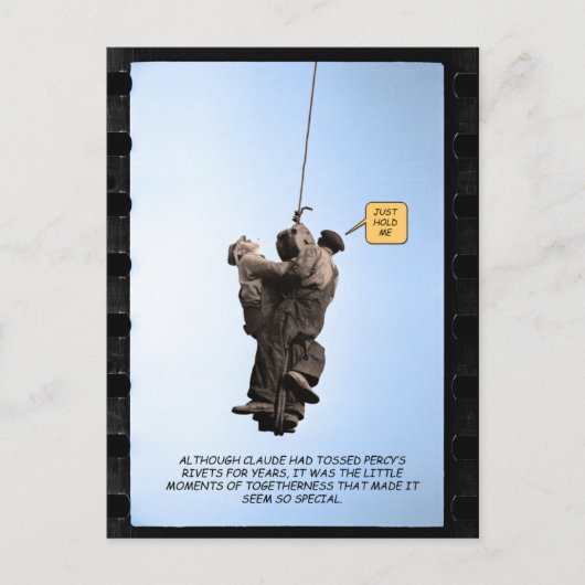 Claude & Percy's Intieme Moment Briefkaart (Voorkant)