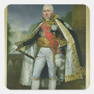 Claude Victor Perrin Vierkante Sticker