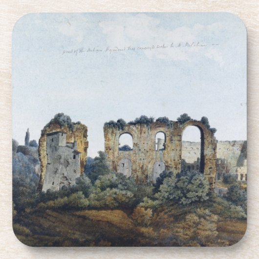 Claudean Aqueduct and Colosseum, 1778 (m/v) ove Drankjes Onderzetter (Voorkant)