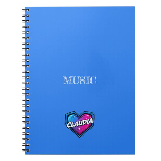 Claudia Blue Notitieboek (Voorkant)