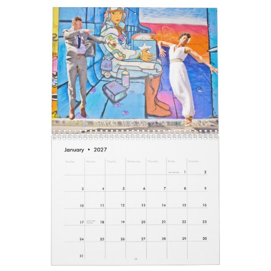 Claudia & Scott's Wedding Calendar Kalender (Jan 2027)