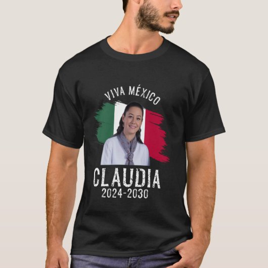 Claudia Sheinbaum Pardo Mexican President T-shirt (Voorkant)