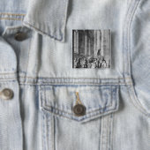 Claudio beschuldigde Hero van trouw Vierkante Button 5,1 Cm (In situ)