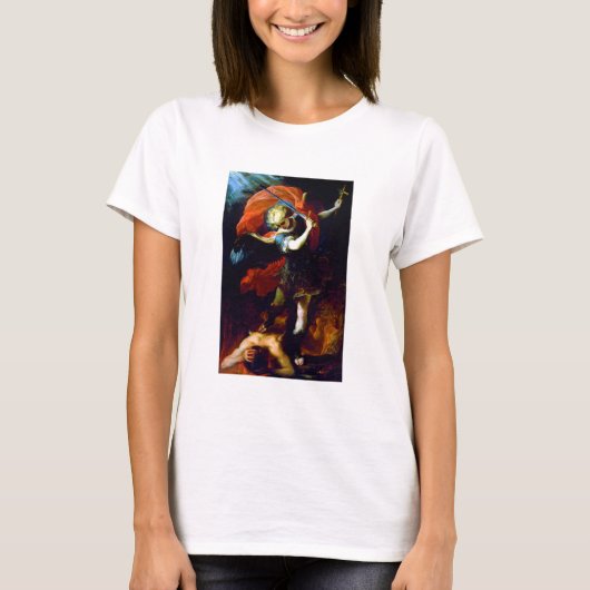 Claudio Coello The Archangel Saint Michael T-shirt (Voorkant)