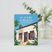 Claudio Corallo Chocoladefabriek Briefkaart (Staand voorkant)
