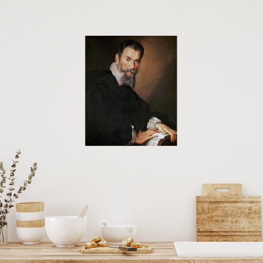 Claudio Monteverdi Poster (Keuken)