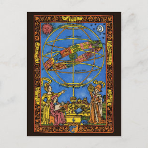 Claudius Ptolemaeus Astronoom, hemels Briefkaart