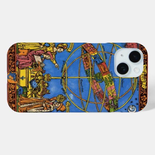 Claudius Ptolemaeus Astronoom, hemels Case-Mate iPhone Case (Achterkant (horizontaal))