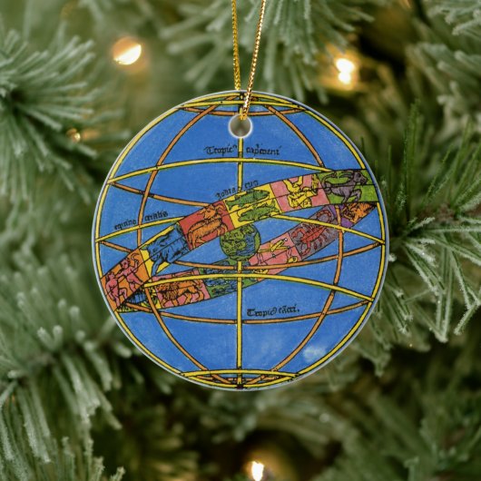 Claudius Ptolemaeus Astronoom,  hemels Keramisch Ornament (Boom)
