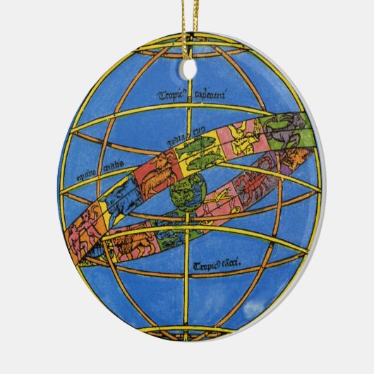 Claudius Ptolemaeus Astronoom,  hemels Keramisch Ornament (Links)