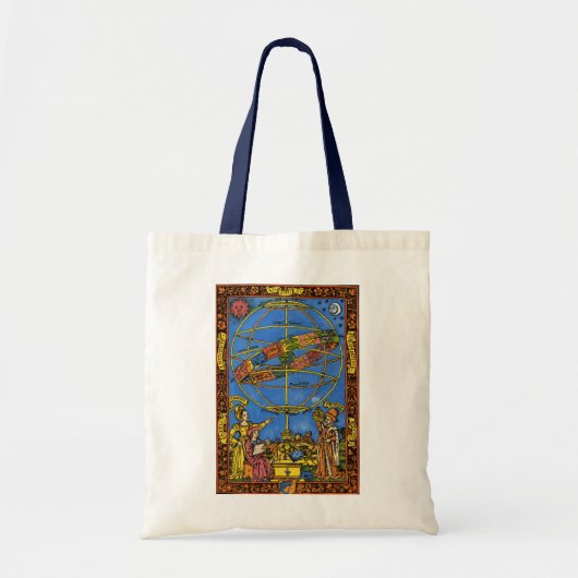 Claudius Ptolemaeus Astronoom,  hemels Tote Bag (Voorkant)