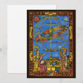 Claudius Ptolemaeus Astronoom, Vintage Hemellicham (Voorkant / Achterkant)