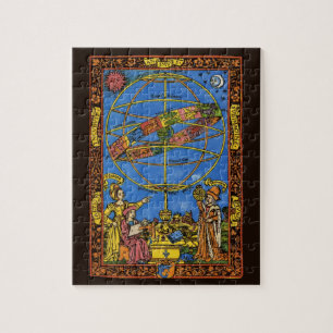 Claudius Ptolemaeus Astronoom, Vintage Hemellicham Legpuzzel