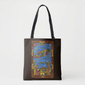 Claudius Ptolemaeus Astronoom, Vintage Hemels  Tote Bag (Voorkant)