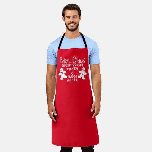 Claus Bake Shoppe Schort (Gedragen)