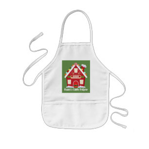 Claus Bakery Santa's kleine helper-schort Kinder Schort