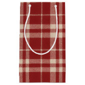 Claus Christmas Plaid Klein Cadeauzakje (Voorkant)