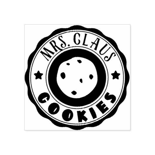Claus Cookies Rubber Stamp Rubberstempel (Afrduk)