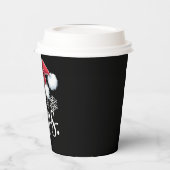 Claus Couples Matching Kerstpyjama Santa Papieren Bekers (Links)