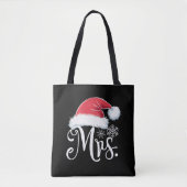 Claus Couples Matching Kerstpyjama Santa Tote Bag (Voorkant)