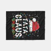 Claus Funny Christmas Lights Pajama Family Matchin Fleece Deken (Voorkant (Horizontaal))