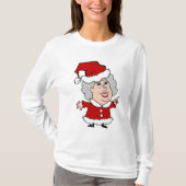 Claus Long Slapeve Women's T-Shirt (Voorkant)