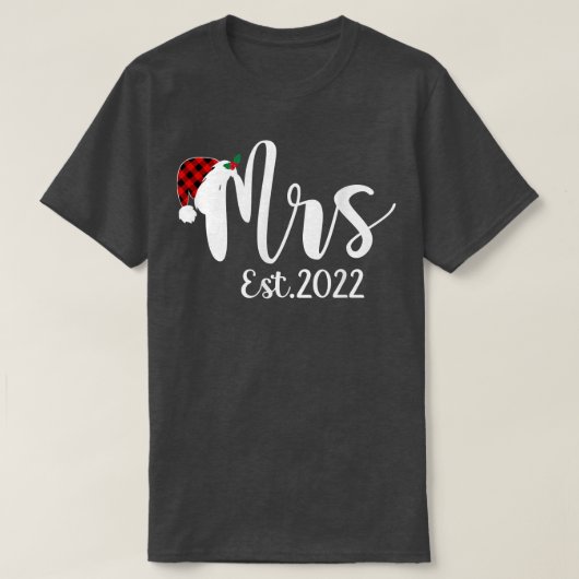 Claus & Mrs Claus Est T-shirt (Design voorkant)