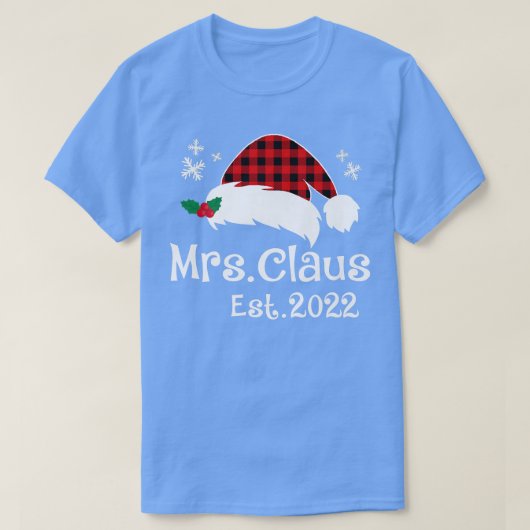 Claus & Mrs Claus Est T-shirt (Design voorkant)