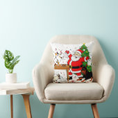 Claus-trofobie: Santa's Cookie Chaos Crew Kussen (Stoel)