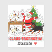 Claus-trofobie: Santa's Cookie Chaos Crew Sticker (Vel)